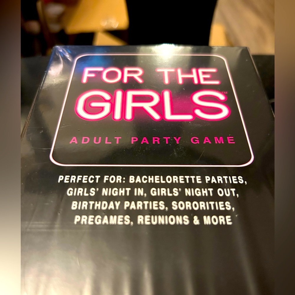 For the Girls Adult Card Game - New in Box with Wrapping
